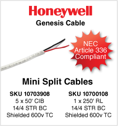 Honeywell Genesis Cable - Mini Split Cable 
