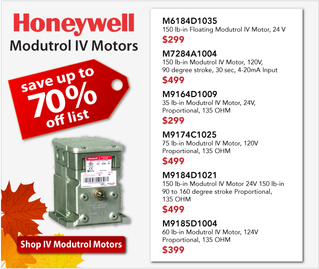 Honeywell IV Modutrol Motors Honeywell IV Modutrol Motors